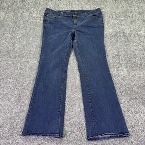 Lane Bryant Jeans Womens 22 Blue Slim Bootcut Stretch Denim Medium Wash Casual